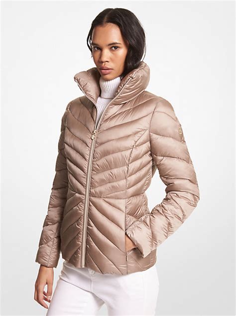 michael kors insulated jacket|Michael Kors packable puffer jacket.